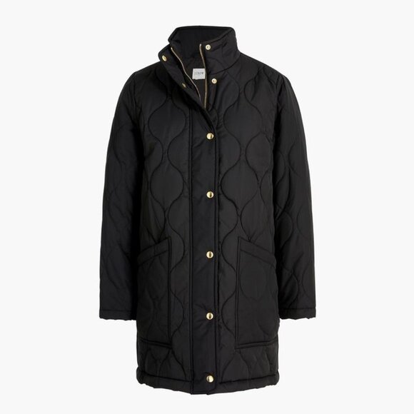 J. Crew Factory City Puffer Coat, Size M - Picture 1 of 9